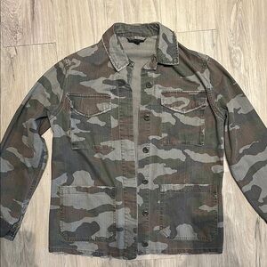 Women’s Camouflage Topshop Jacket Sz 4